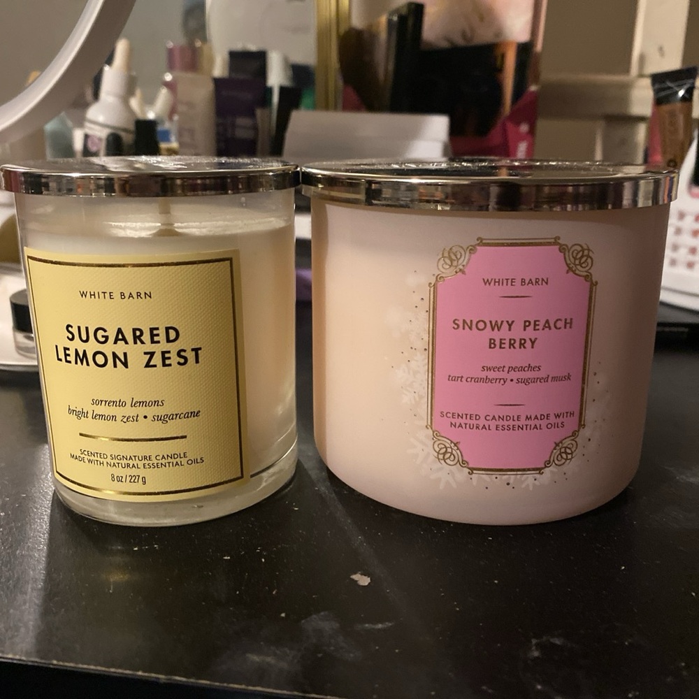 Bath & Body works candle bundle!!